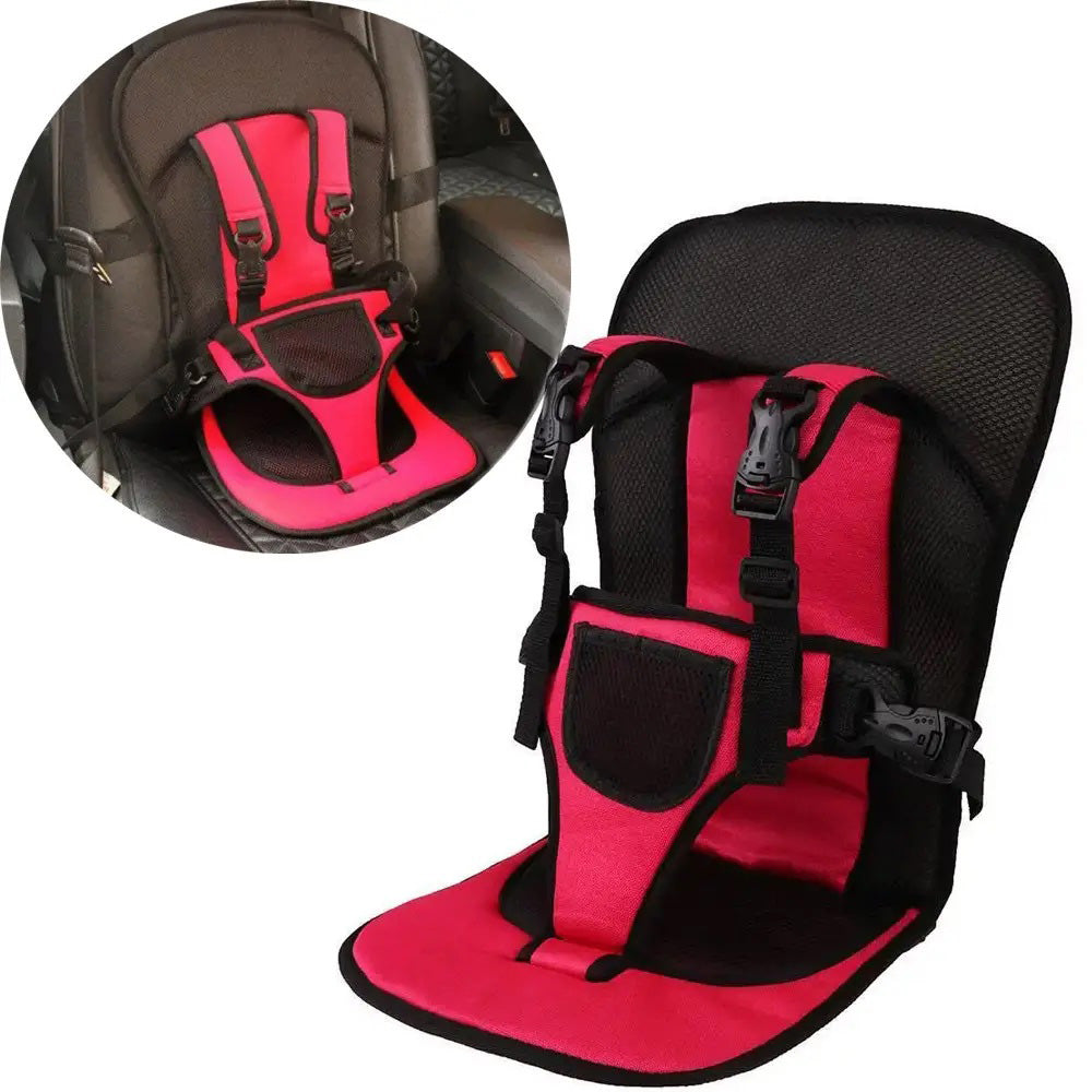 Детское бескаркасное автокресло Multi Function Car Cushion до 12 лет. Цвет: красный