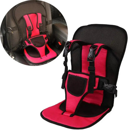 Детское бескаркасное автокресло Multi Function Car Cushion до 12 лет. Цвет: красный