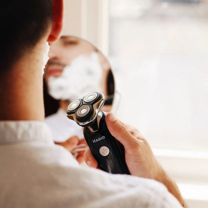 Электробритва 3 плав. головки/ сухое/ влажное бритье/высувной триммер MAGIO MG-687