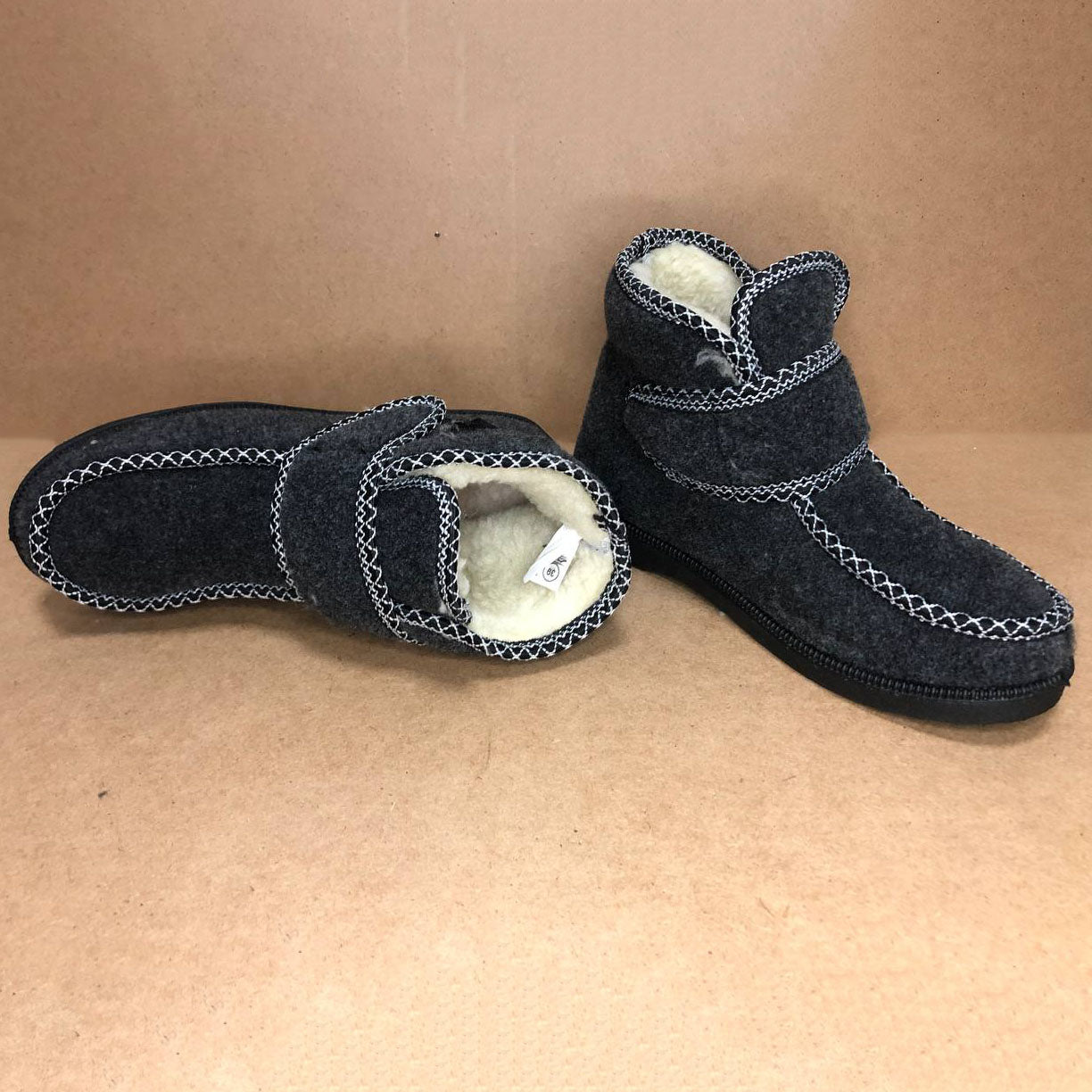 Черевики жіночі хутряні утеплені з застібкою 38 розмір, Жіночі зимові черевики з повсті