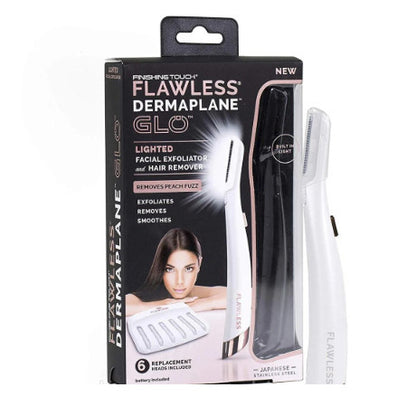 Триммер-эпилятор женский для лица Flawless Dermaplane Glo, эпилятор для интимных зон