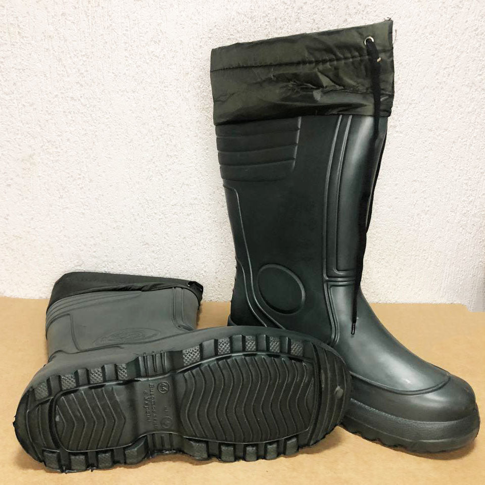 Сапоги мужские резиновые высокие утепленные с подвязкой 44 размер (29 см), сапоги резиновые для рыбалки