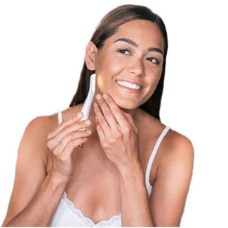 Триммер-эпилятор женский для лица Flawless Dermaplane Glo, эпилятор для интимных зон