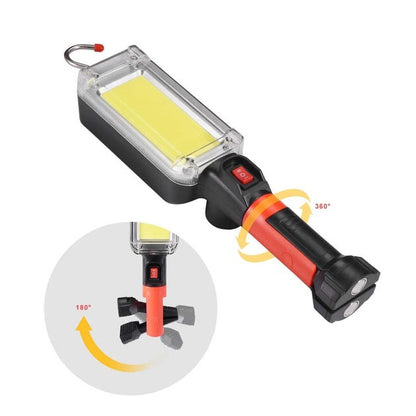 Фонарь кемпинговый ZJ-8859-COB-3 аккумуляторный 18650 х 2, зарядка от micro USB, с магнитом и крючком