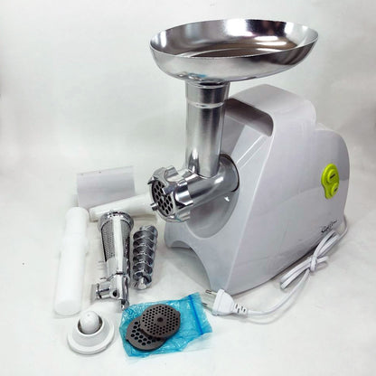 Мясорубка Suntera SMG-5425W, мясорубка-соковыжималка, электрическая мясорубка с насадками для дома