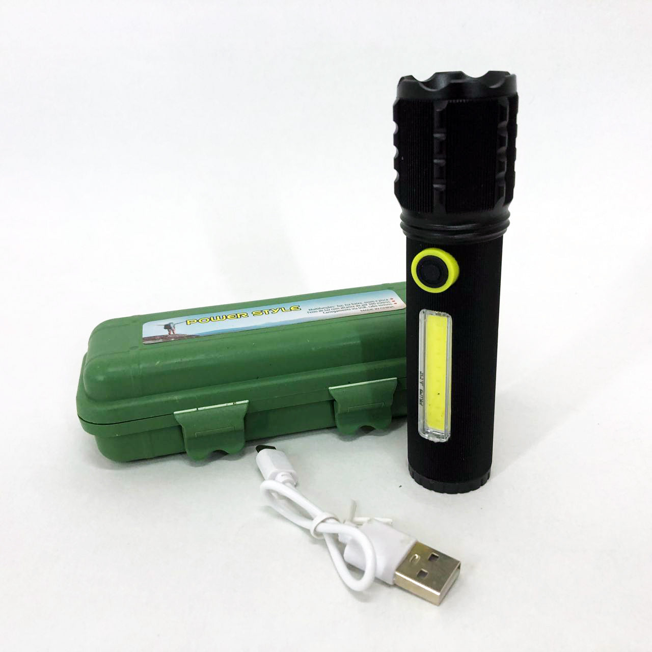 Фонарик ручной аккумуляторный C71/C81-P50-COB, Фонарик светодиодный ручной аккумуляторный портативный