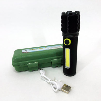 Фонарик ручной аккумуляторный C71/C81-P50-COB, Фонарик светодиодный ручной аккумуляторный портативный