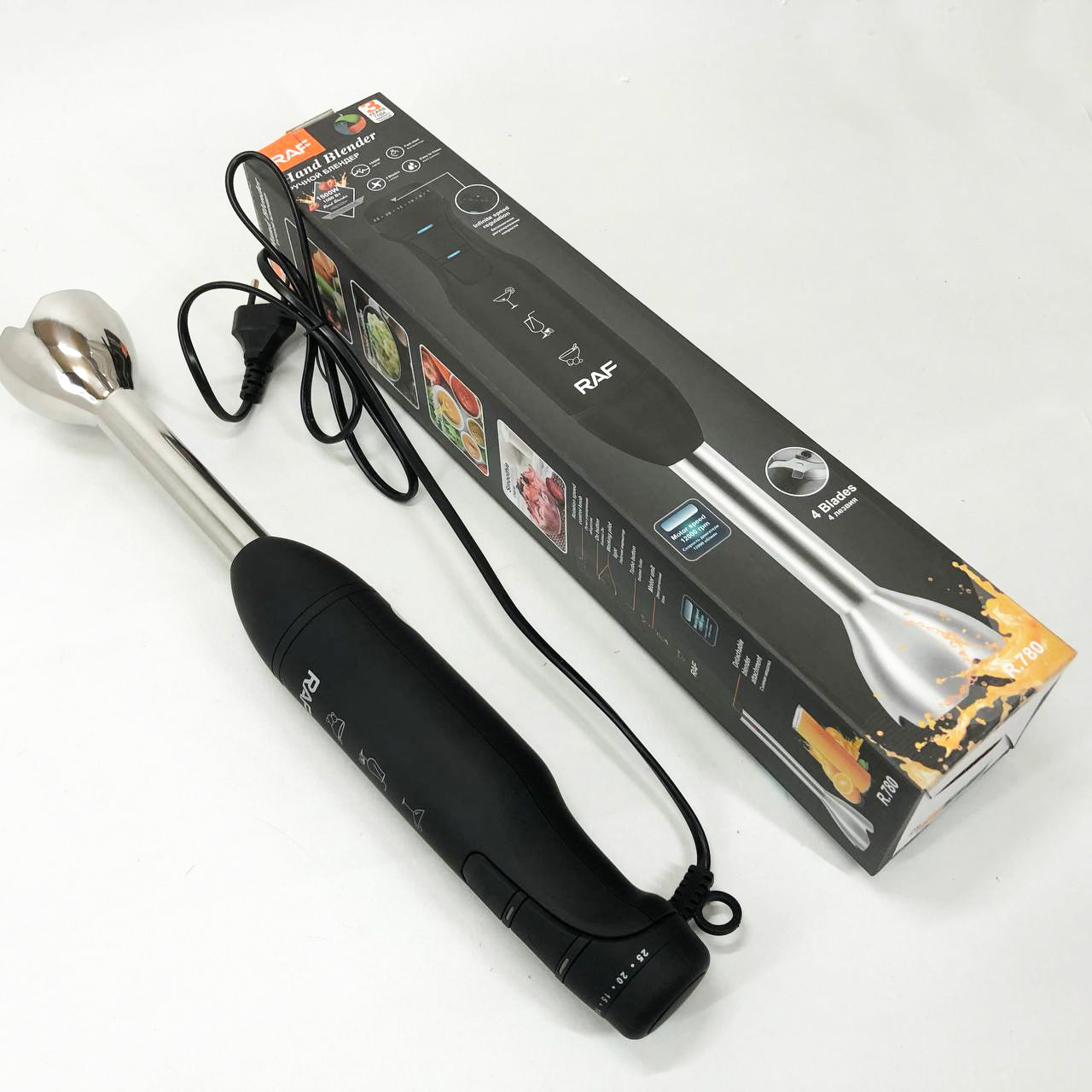 Погружной ручной блендер RAF R.780 1500 Вт