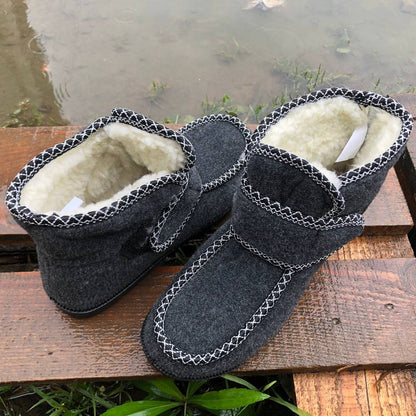 Черевики жіночі хутряні утеплені з застібкою 38 розмір, Жіночі зимові черевики з повсті