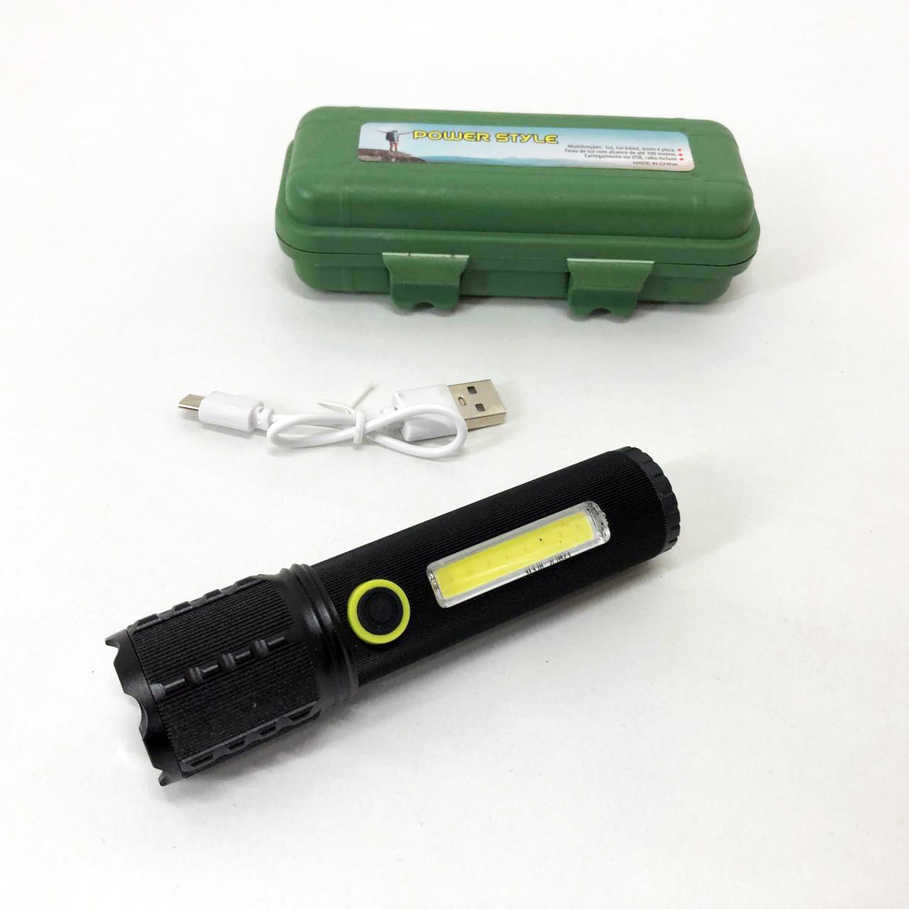 Фонарик ручной аккумуляторный C71/C81-P50-COB, Фонарик светодиодный ручной аккумуляторный портативный