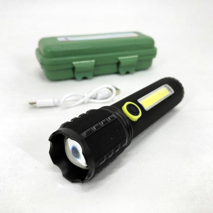 Фонарик ручной аккумуляторный C71/C81-P50-COB, Фонарик светодиодный ручной аккумуляторный портативный