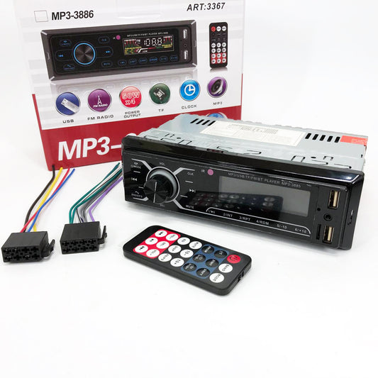 Автомобильная магнитола MP3-3885 ISO 1DIN с сенсорным дисплеем, Бюджетная автомагнитола 1 din