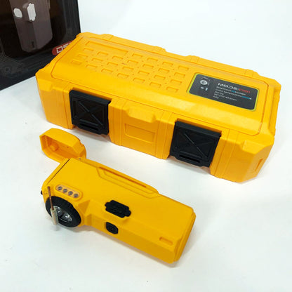 Фонарик-зажигалка армейская MULTIFUNCTIONAL D51-COB электроимпульсная аккумуляторная. Цвет: желтый