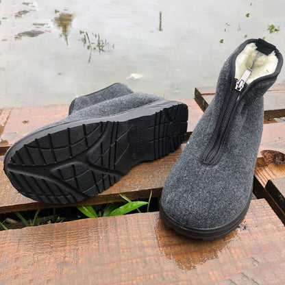 Черевики чоловічі на застібці 42 розмір, черевики чоловічі для роботи. Колір: сірий