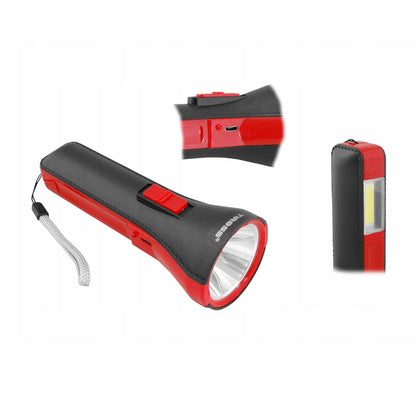 Ручний ліхтар (2 режими роботи) Tiross TS-1851 - економічний акумуляторний ліхтарик. Колір: мікс