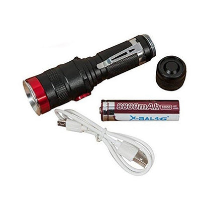 Фонарик тактический ручной Bailong BL-736-T6, фонарик светодиодный ручной аккумуляторный портативный