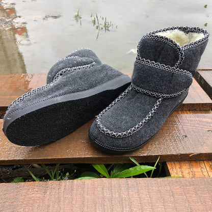 Черевики жіночі хутряні утеплені з застібкою 38 розмір, Жіночі зимові черевики з повсті