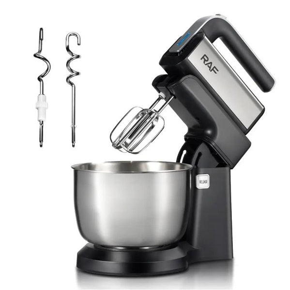 Стационарный миксер ручной RAF R.6652 с металлической чашей 3.5 л 1000 Вт