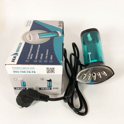 Отпариватель портативный SeaBreeze SB-002, компактный отпариватель универсальный. Цвет: черный