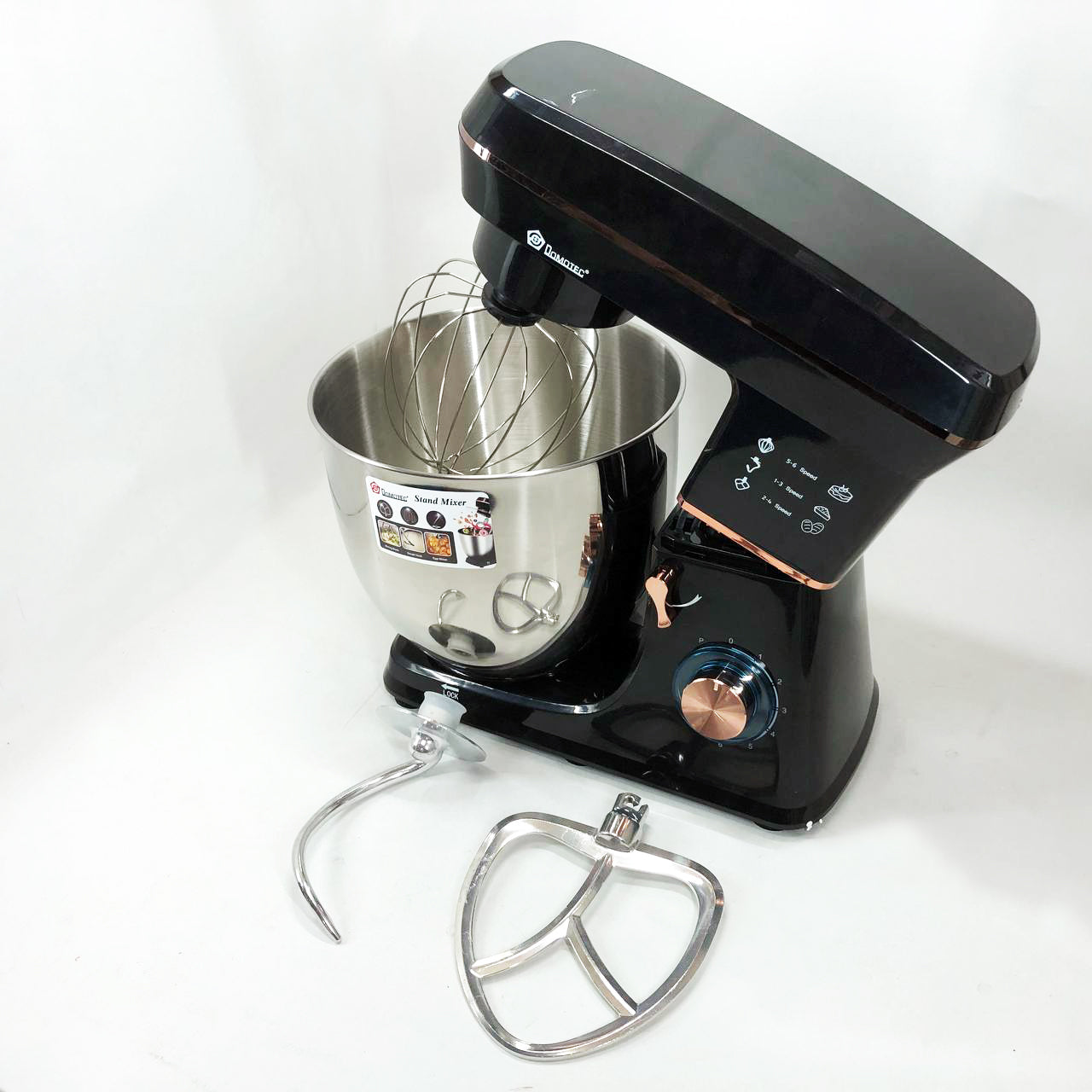 Настольный миксер-тестомес планетарный Domotec R 6673 12 л, Планетарный комбайн Стационарный для дома