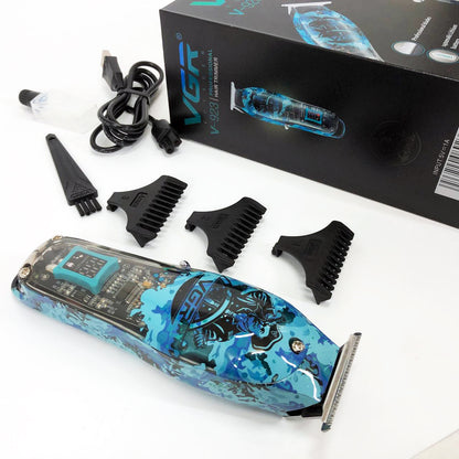 Триммер для волос и бороды профессиональный VGR V-923 аккумуляторный с LED-индикатором