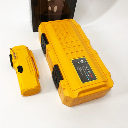 Фонарик-зажигалка армейская MULTIFUNCTIONAL D51-COB электроимпульсная аккумуляторная. Цвет: желтый