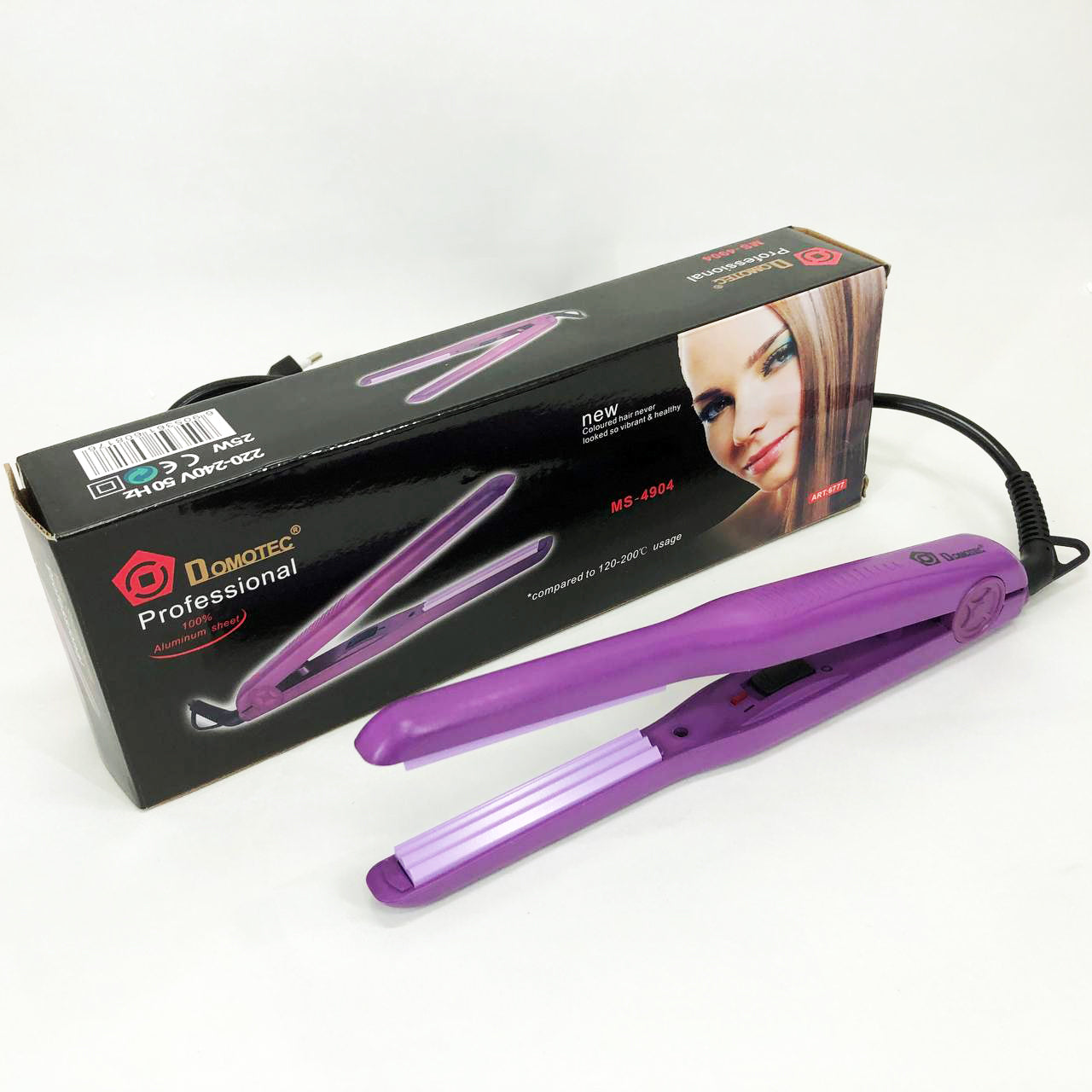 Прикорневая плойка гофре Domotec MS-4904 30 W керамический утюжок для волос