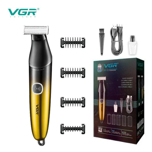 Бритва-триммер для стрижки бороды и усов VGR V-339 GOLD