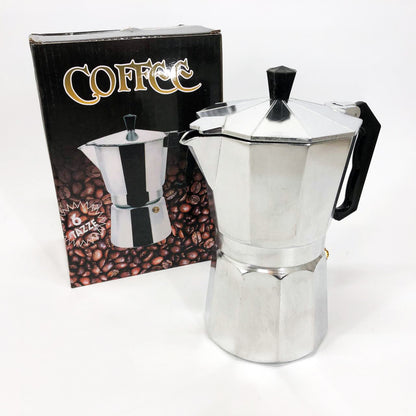 Кофеварка гейзерная из нержавеющей стали UNIQUE UN-1912 270 мл, Гейзерная кофеварка 3 чашки