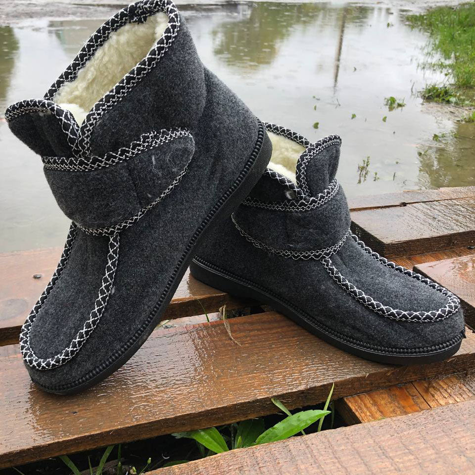 Черевики жіночі хутряні утеплені з застібкою 38 розмір, Жіночі зимові черевики з повсті