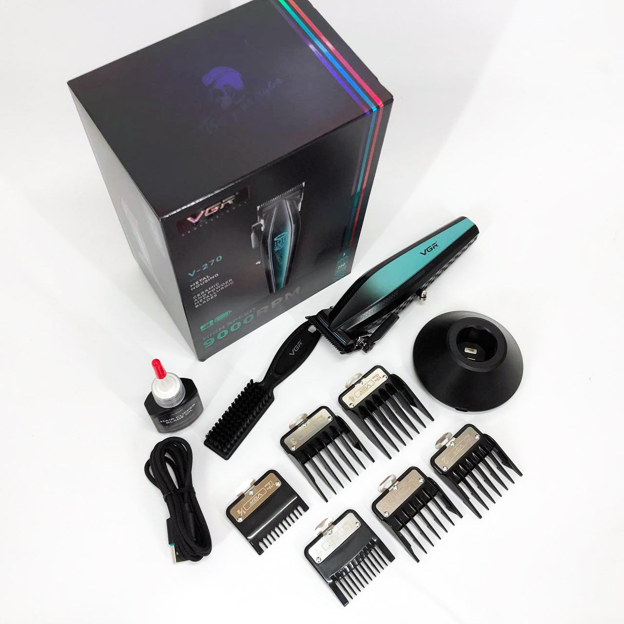 Аккумуляторная машинка для стрижки VGR V-270