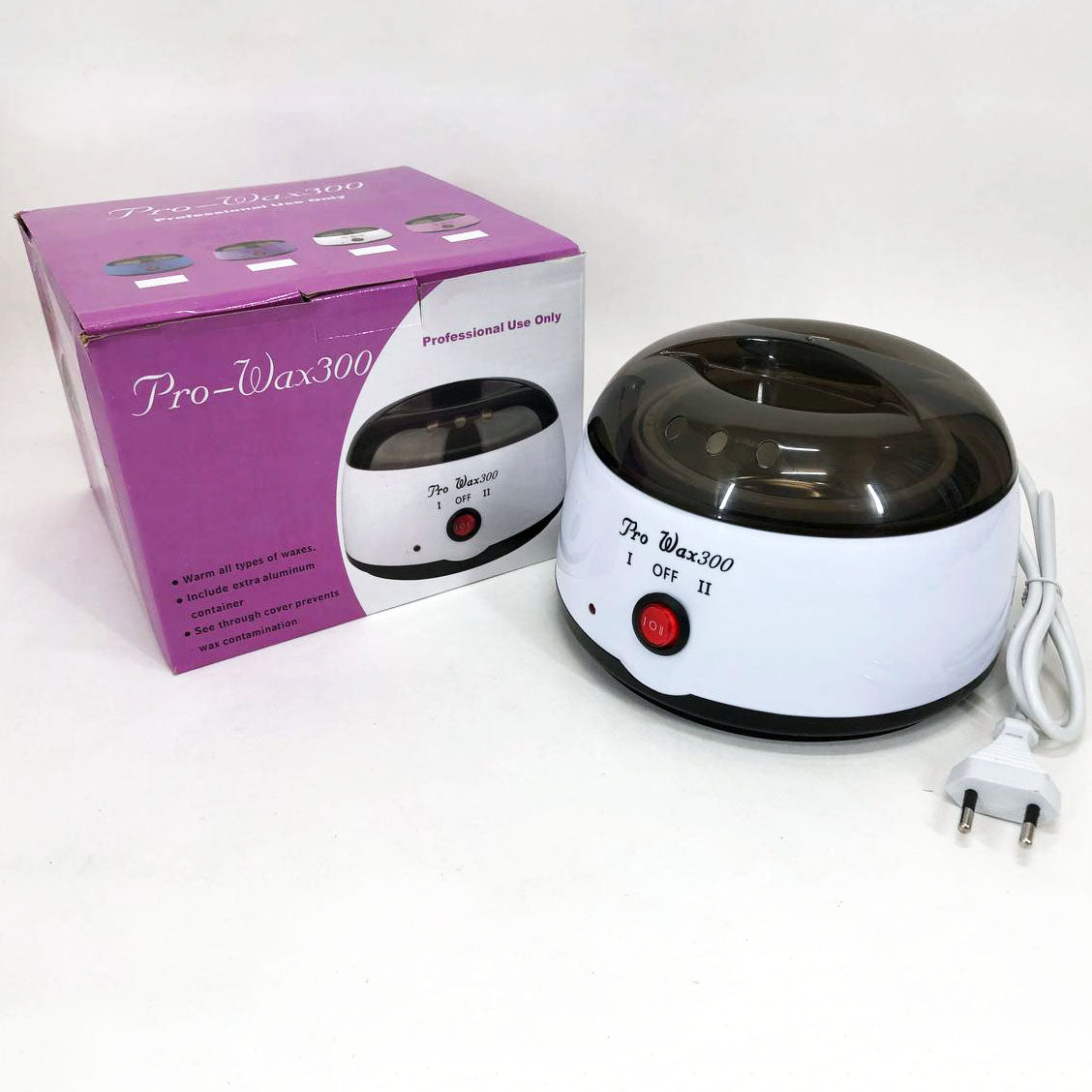 Воскоплав с терморегулятором PRO-WAX 100 для воска в банке, в гранулах, в таблетках 400 мл