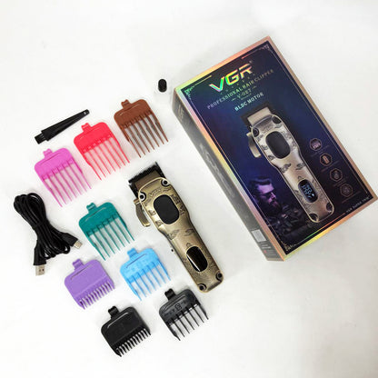 Аккумуляторная машинка для стрижки VGR V-027