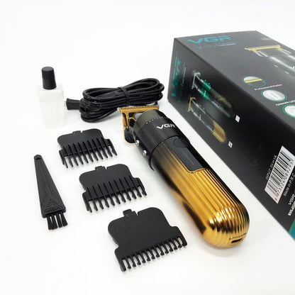 Машинка для стрижки волос VGR V-929 аккумуляторная, Машинка окантовочная профессиональная для бороды