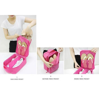 Органайзер для обуви дорожный сумка Monopoly Travel Series. Цвет: розовый