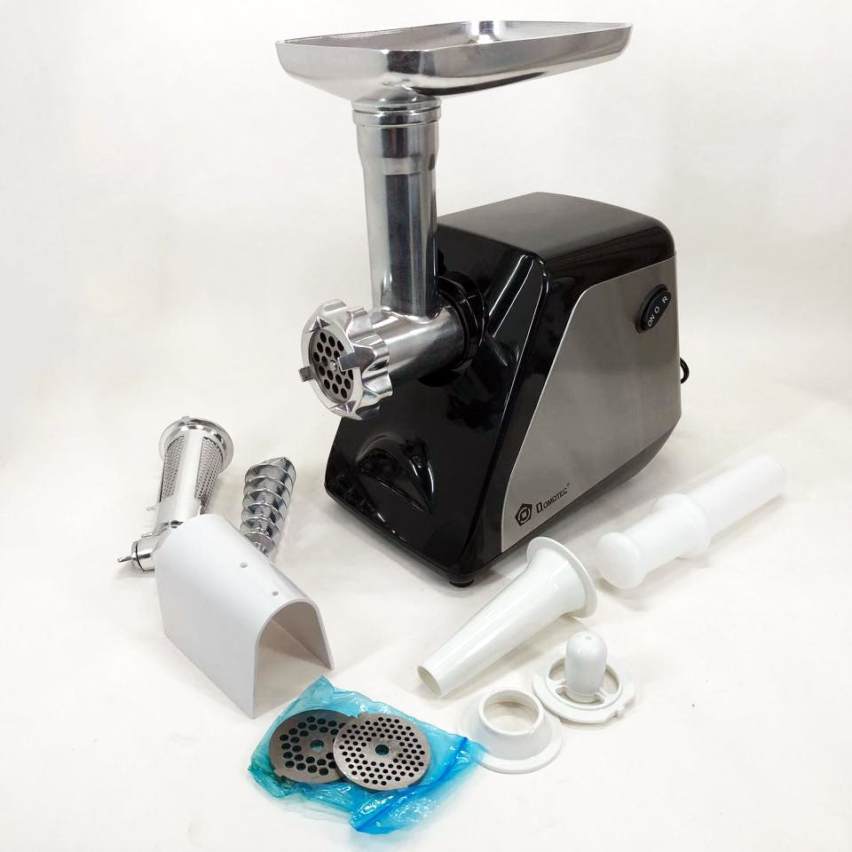 Электрическая мясорубка соковыжималка DOMOTEC MS-2023 2800 Вт, томаты с насадками, мясорубка для мяса