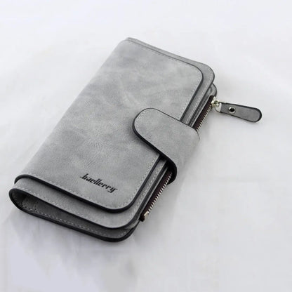 Клатч портмоне кошелек Baellerry N2341, кошелек женский маленький кожзаменитель. Цвет: серый