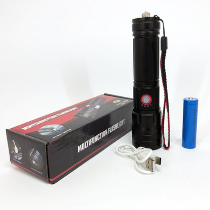 Фонарик карманный светодиодный Police BL-6525-GT100 с ремешком и функцией зума