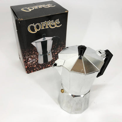 Кофеварка гейзерная из нержавеющей стали UNIQUE UN-1912 270 мл, Гейзерная кофеварка 3 чашки