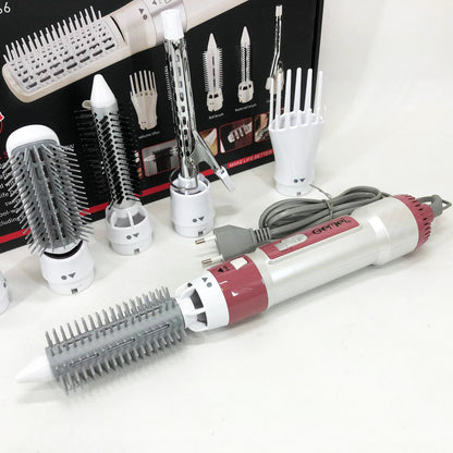 Фен для волос стайлер с насадками Gemei GM-4836 7 в 1, Фен-стайлер с различными насадками