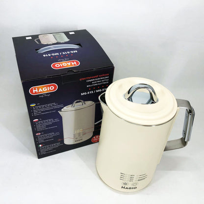 Электрочайник Magio MG-516, 1.5 л, 1500 Вт, с двойными стенками