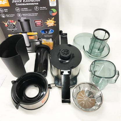 Электрическая соковыжималка RAF R.2700 для цитрусовых, фруктов и овощей с емкостью для сока 1.1 л 800 Вт