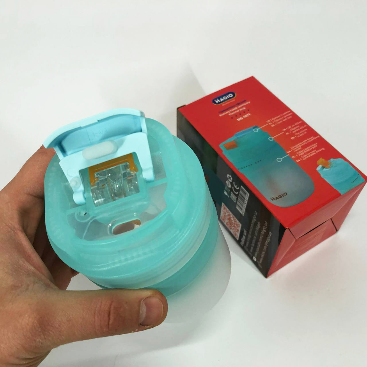 Термокружка офисная Magio MG-1071 420 мл, Термос туристический для напитков, Термосы для фитнеса