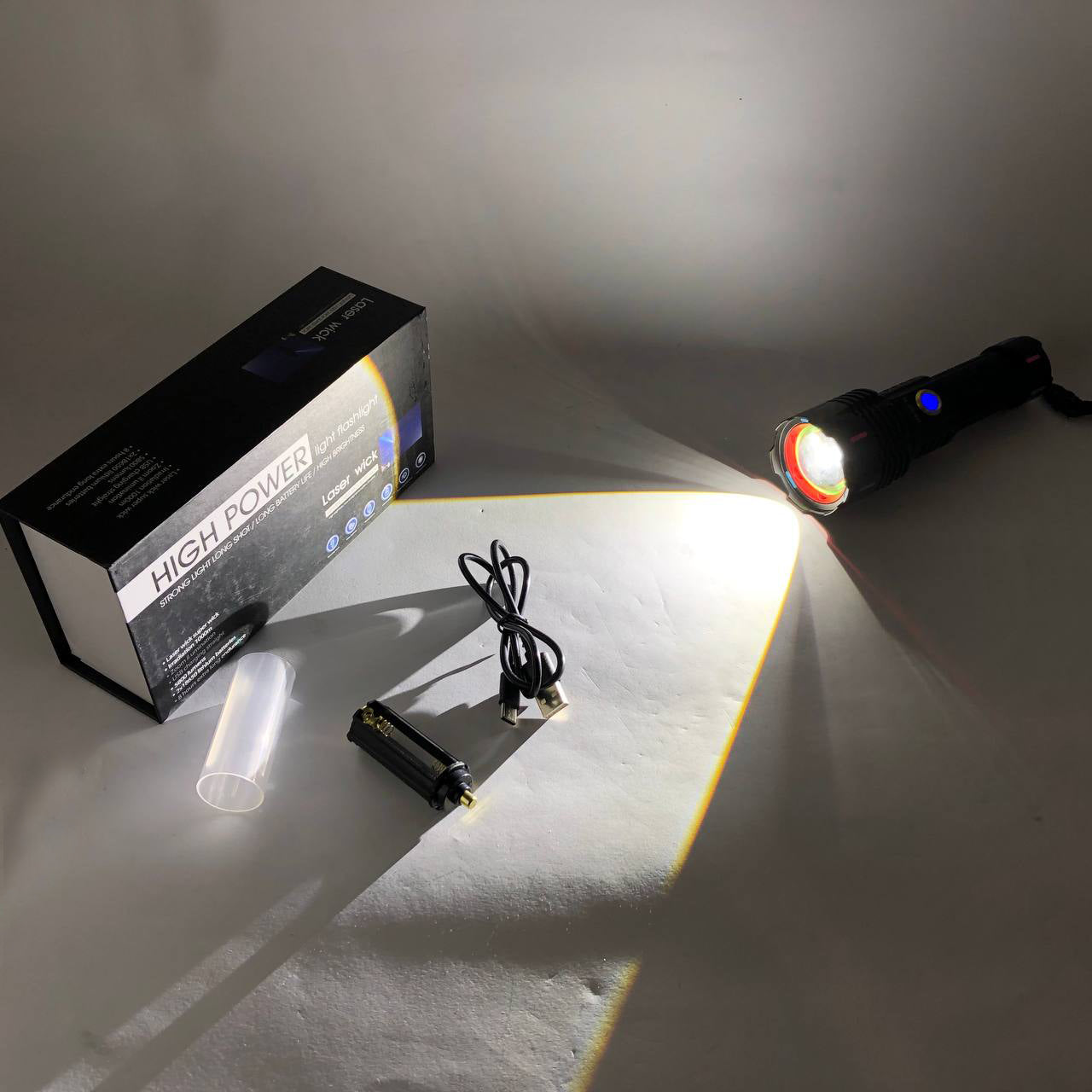 Фонарь X-BALOG FLUORESCENCE G671/G25 PM30-TG, Сверхмощный фонарик, Яркий фонарик, Качественный фонарик