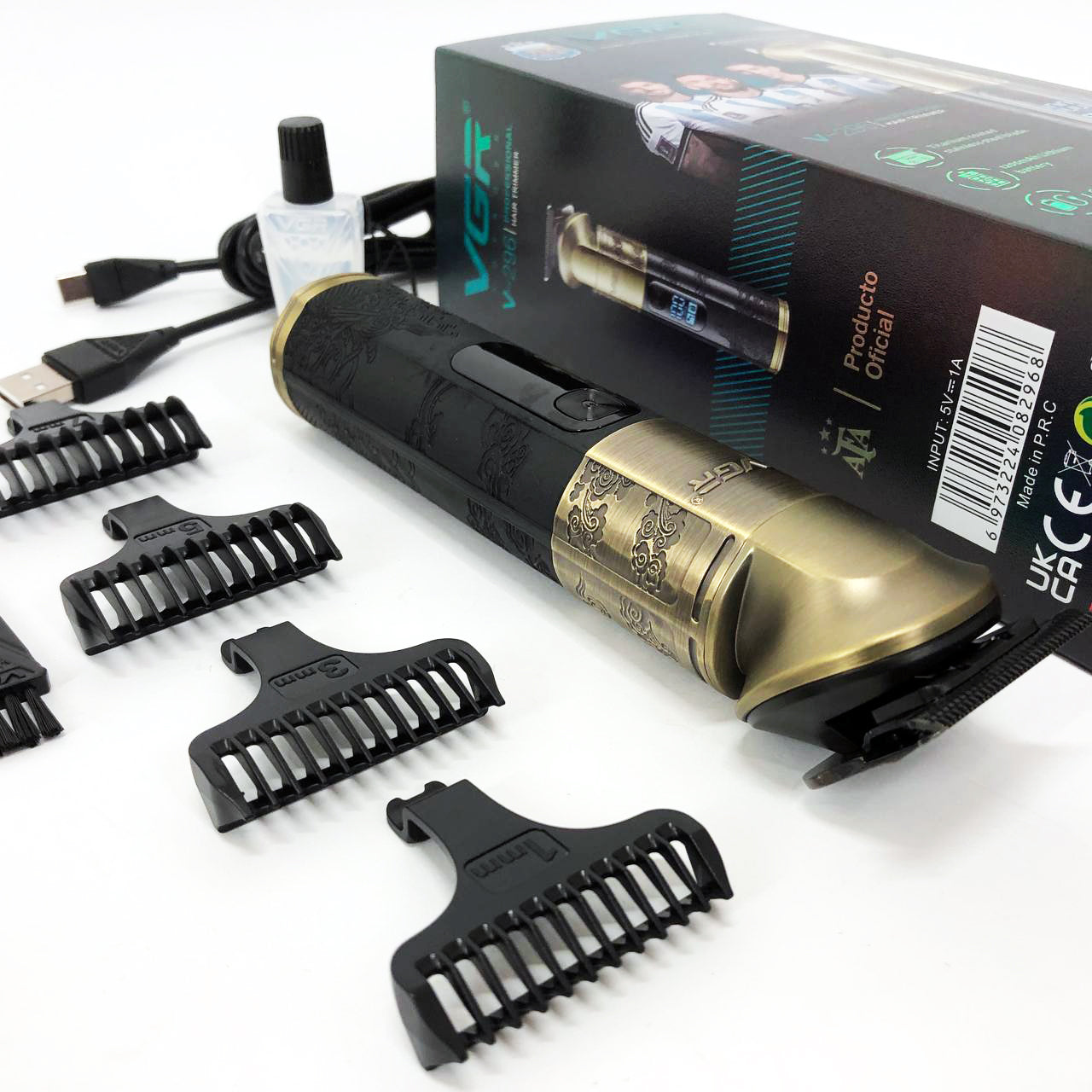 Триммер VGR V-296, Многофункциональная машинка для стрижки бороды, Профессиональный триммер для бритья