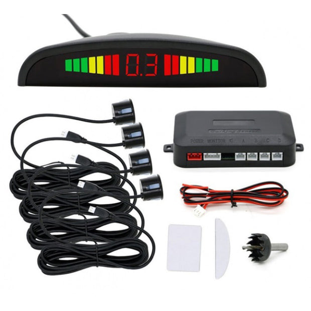 Парковочная система на 4 датчика парковки парктроник Assistant Parking Sensor