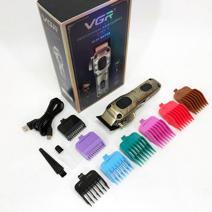 Аккумуляторная машинка для стрижки VGR V-027
