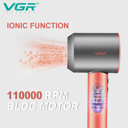 Фен професійний VGR V-440. Цвет: оранжевый