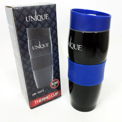 Термокружка UNIQUE UN-1073 0.38 л, Термос из нержавейки металлический. Цвет: синий