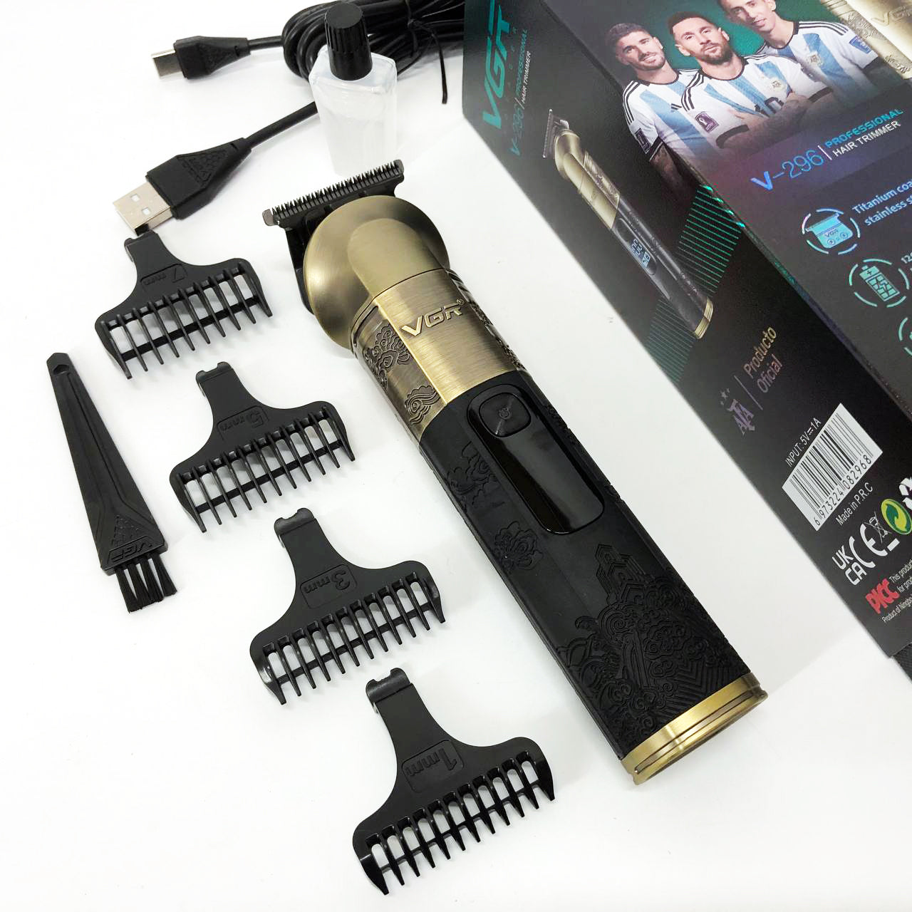 Триммер VGR V-296, Многофункциональная машинка для стрижки бороды, Профессиональный триммер для бритья